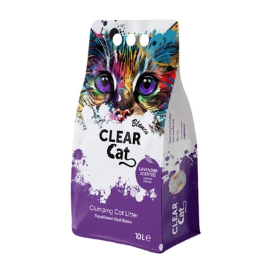 Clear Cat Blanco Lawenda żwirek bentonitowy 10l -7,3kg / Opakowanie uszkodzone (989) !!!