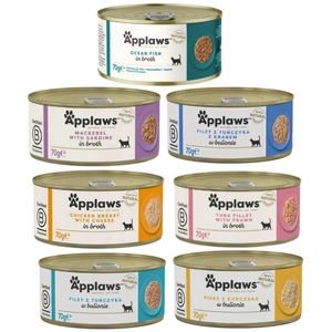 Applaws Cat Mix Smnaków 7x70g PUSZKA