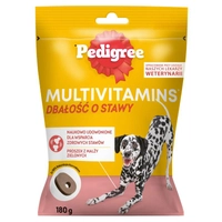 PEDIGREE Multivitamins Dbałość o stawy - karma uzupełniająca dla dorosłych psów, o smaku kurczaka 180 g