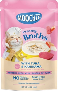MOOCHIE Creamy Broths With Tuna & Kanikama Grain-Free 40g Kremowy bulion z tuńczykiem i kanikamą