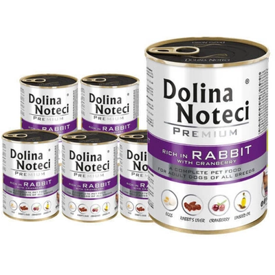 Dolina Noteci Premium Królik z żurawiną 12x400g