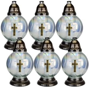 LUKS Znicz nagrobkowy D51K 32cm 6szt