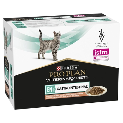 PURINA Veterinary PVD EN Gastrointestinal łosoś Cat 10x85g 