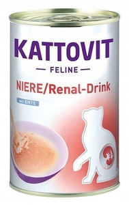 Kattovit Drink Niere/Renal kaczka 135ml puszka