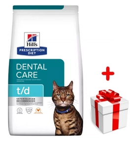 HILL'S PD Prescription Diet Feline t/d 3kg + niespodzianka dla kota GRATIS!
