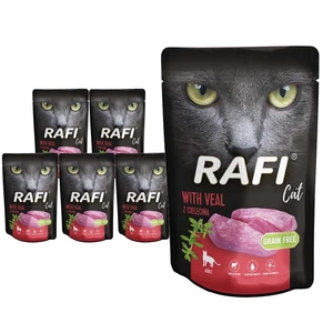 RAFI Cat Adult z cielęciną 10x100g