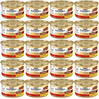 Purina Gourmet Gold z wołowiną i kurczakiem w sosie z pomidorami 72x85g