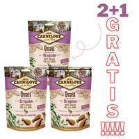 Carnilove Semi-Moist Snack, miękka przekąska z oregano 200g 2+1 GRATIS!!!