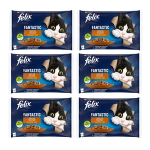 FELIX Wiejskie Smaki w galaretce z królikiem i jagnięciną 12x(4x85g)