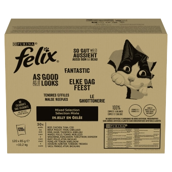 FELIX Fantastic Karma dla kotów wybór smaków w galaretce 120x85g