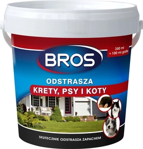 Bros Proszek odstrasza krety, psy i koty  450ml