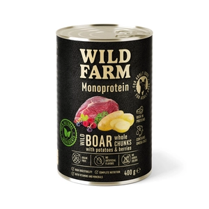 WILD FARM Monoprotein Wild Boar 400g hipoalergiczna karma dla psa