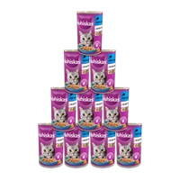 WHISKAS Adult puszka 12 x 400g - mokra karma dla kotów z tuńczykiem w galaretce