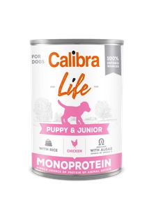 CALIBRA Dog Life Puppy & Junior Chicken 400g