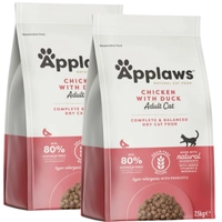 Applaws Adult Chicken with Extra Duck Sucha Karma dla kota 2x7,5kg