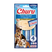 INABA Dog Churu (fish based) Tuna Recipe 4x14g (56g)