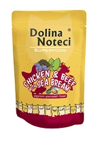 DOLINA NOTECI Superfood kurczak i wołowina z doradą saszetka 85g