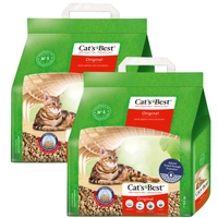 JRS Cats Best Eko Plus - Żwirek Drewniany Zbrylający 2x5l / 