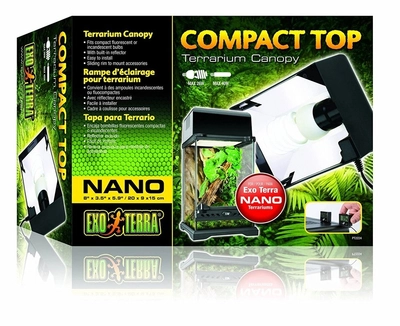  EXOTERRA Oprawa oświetleniowa Compact Top NANO 20x9x15cm