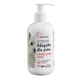 OVER ZOO Odżywka dla psa do białej i jasnej sierści 240ml