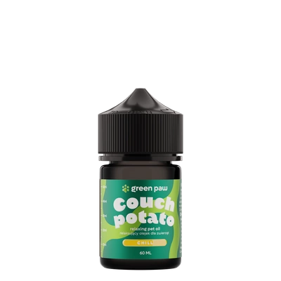 Green Paw Couch Potato 60ml - Olejek z CBD na bazie oleju z łososia z 10% dodatkiem oleju z kryla