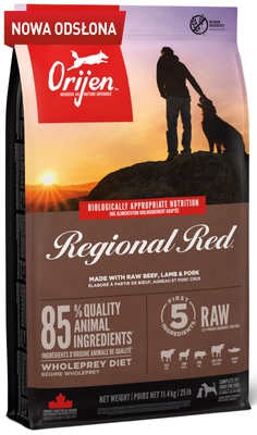 ORIJEN Regional Red Dog 11,4kg / Opakowanie uszkodzone (219,846) !!!