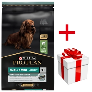 PRO PLAN Sensitive Digestion Small & Mini Karma dla psów bogata w jagnięcinę 7kg+ + niespodzianka dla psa GRATIS!