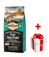 Carnilove Fresh Carp Trout Adult 12 kg + niespodzianka dla psa GRATIS!