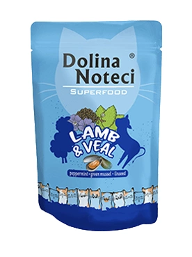 DOLINA NOTECI Superfood cielęcina i jagnięcina saszetka 85g