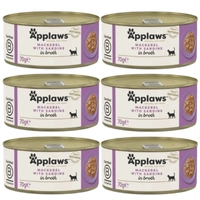 Applaws Cat Makrela i sardynki 6x70g PUSZKA