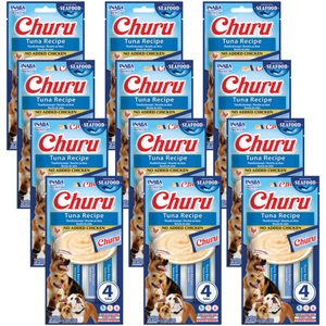 INABA Dog Churu (fish based) Tuna Recipe 12x(4x14g)