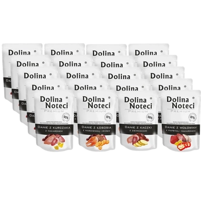 DOLINA NOTECI Danie Mix Smaków 20x100g-karma mokra dla psa