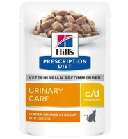 HILL'S PD Prescription Diet Feline c/d Multicare Kurczak 85g saszetka