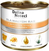 Dolina Noteci PREMIUM dla psów małych ras z bażantem dynią i makaronem 185 g