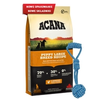 ACANA Puppy Large Breed 17kg + szarpak 35cm