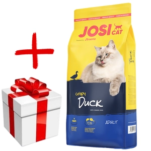 JOSERA JosiCat Crispy Duck 10 kg + niespodzianka dla kota GRATIS!