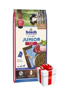 Bosch Junior Lamb & Rice, jagnięcina i ryż (nowa receptura) 15kg +Niespodzianka dla psa GRATIS