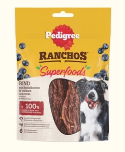 PEDIGREE® Ranchos™ Superfoods z wołowiną, jagodami i pełnym ziarnem 7x70g