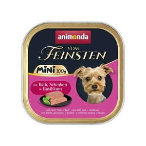 ANIMONDA Vom Feinsten mini adult  cielęcina/szynka/bazylia 100g