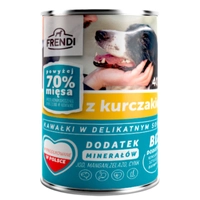 Frendi kawałki w delikatnym sosie z kurczakiem 400g dla psa