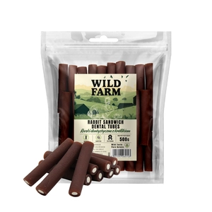 WILD FARM Rurki dentystyczne z królikiem 500g przysmak dla psa