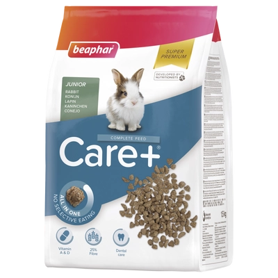 BEAPHAR-Care+ Rabbit Junior 1,5kg - karma Super Premium dla młodych królików