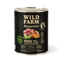 WILD FARM Monoprotein Pork 800g hipoalergiczna karma dla psa