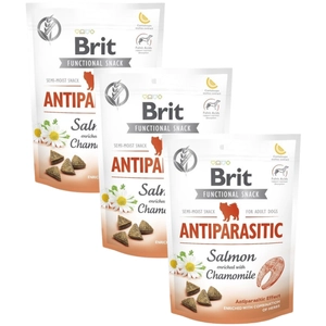  BRIT CARE DOG FUNCTIONAL SNACK ANTIPARASITIC 3x150g