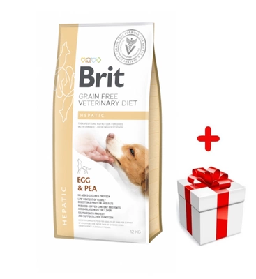 Brit gf veterinary diets dog Hepatic 2kg + niespodzianka dla psa GRATIS!