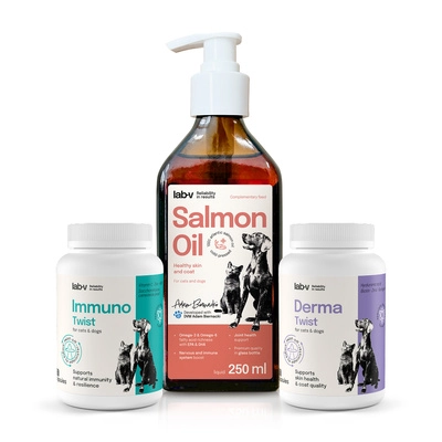 Lab-v Pet Care Box MEDIUM – Zestaw prezentowy dla psa i kota