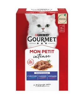 GOURMET mon Petit Pokarm dla kotów - MIX Rybny 6x50g