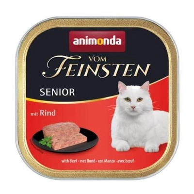 ANIMONDA Vom Feinsten Senior Cat smak: z wołowiną 100g