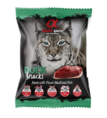 Alpha Spirit Przysmak dla kota kostki kaczka 50g