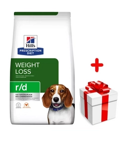HILL'S PD Prescription Diet Canine r/d 4kg + niespodzianka dla kota GRATIS!